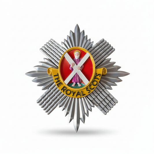 The Royal Scots (The Royal Regiment) 3D Printed Cap Badge - Precision Military Emblems