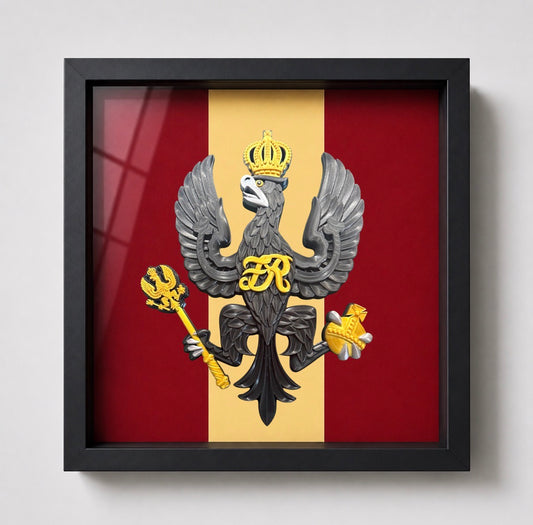King's Royal Hussars Display Frame - Preccision Military Emblems