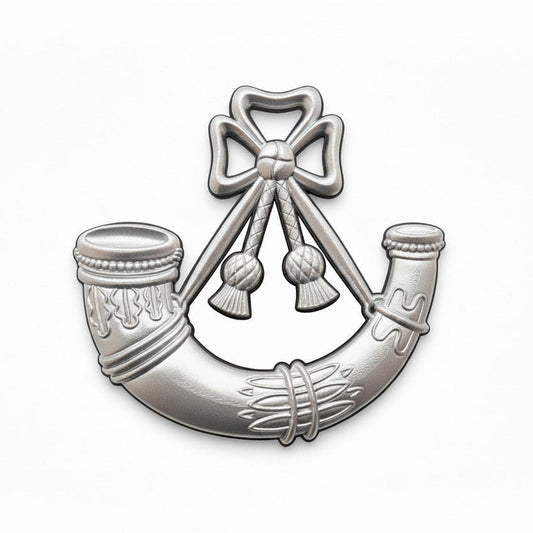 Light Infantry 3D Printed Cap Badge - Precision Military Emblems