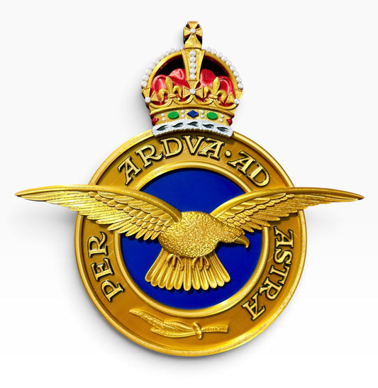 Royal Air Force Emblem – King's Crown (MOD Portal Artwork) - Precision Military Emblems