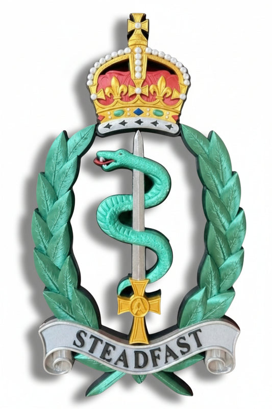Royal Army Medical Service 3D Printed Cap Badge - Precision Military Emblems