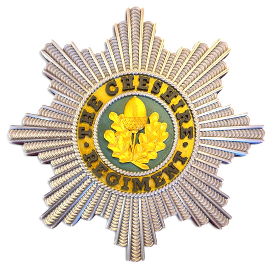 Cheshire Regiment Cap Badge | Full Colour | Officially Licensed