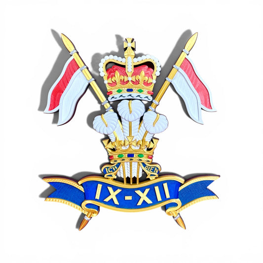 9th/12th Royal Lancers (Prince of Wales) Cap Badge - Precision Military Emblems