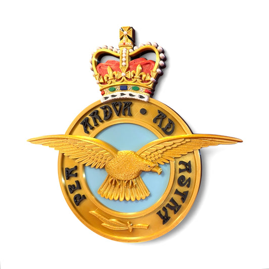 Royal Air Force 3D Printed Emblem Queen's Crown - Precision Military Emblems
