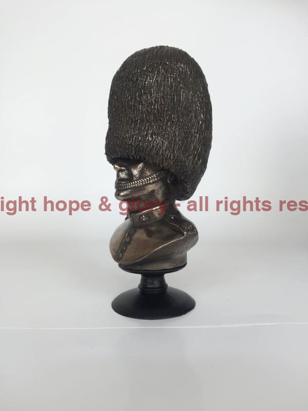 Coldstream Guards Bust Cold Cast Bronze Military Statue Sculpture - Precision Military Emblems
