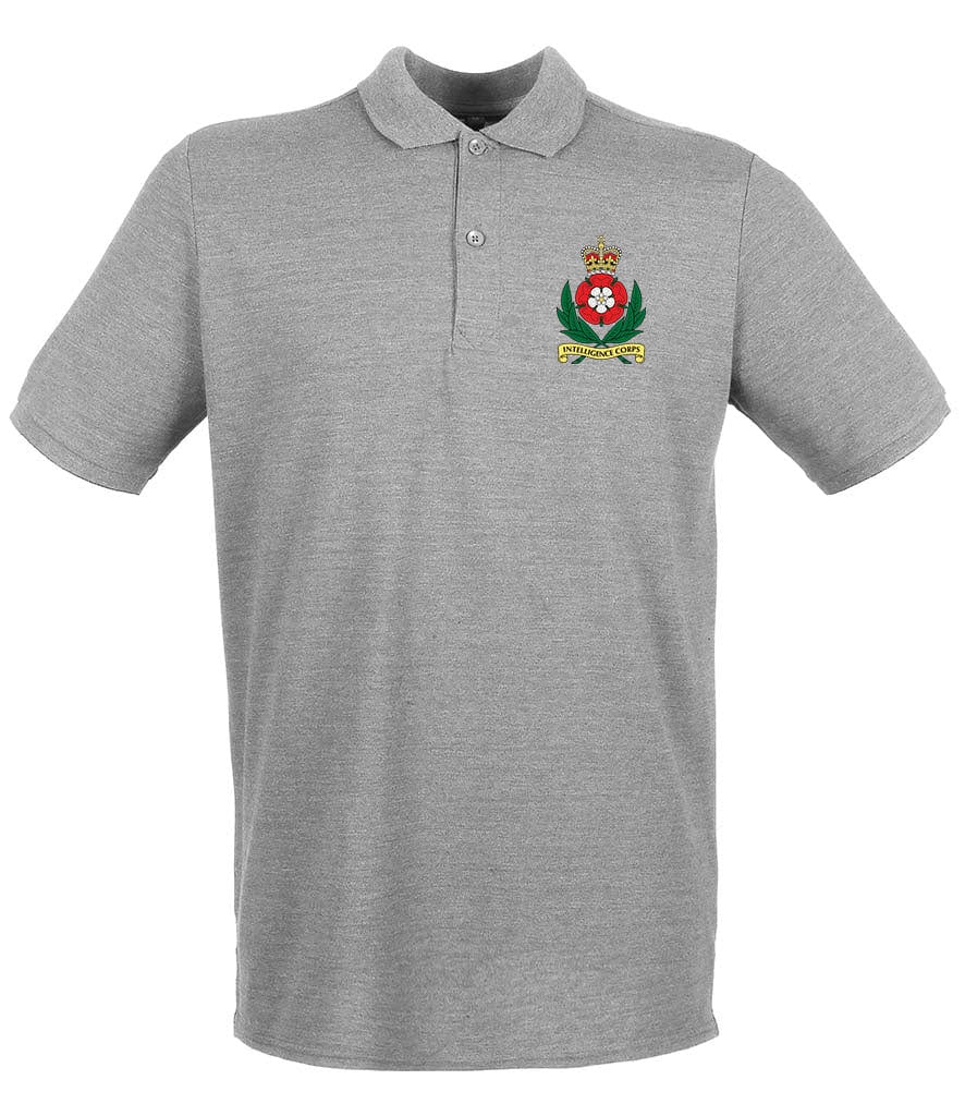 Intelligence Corps Embroidered Pique Polo Shirt - Precision Military Emblems