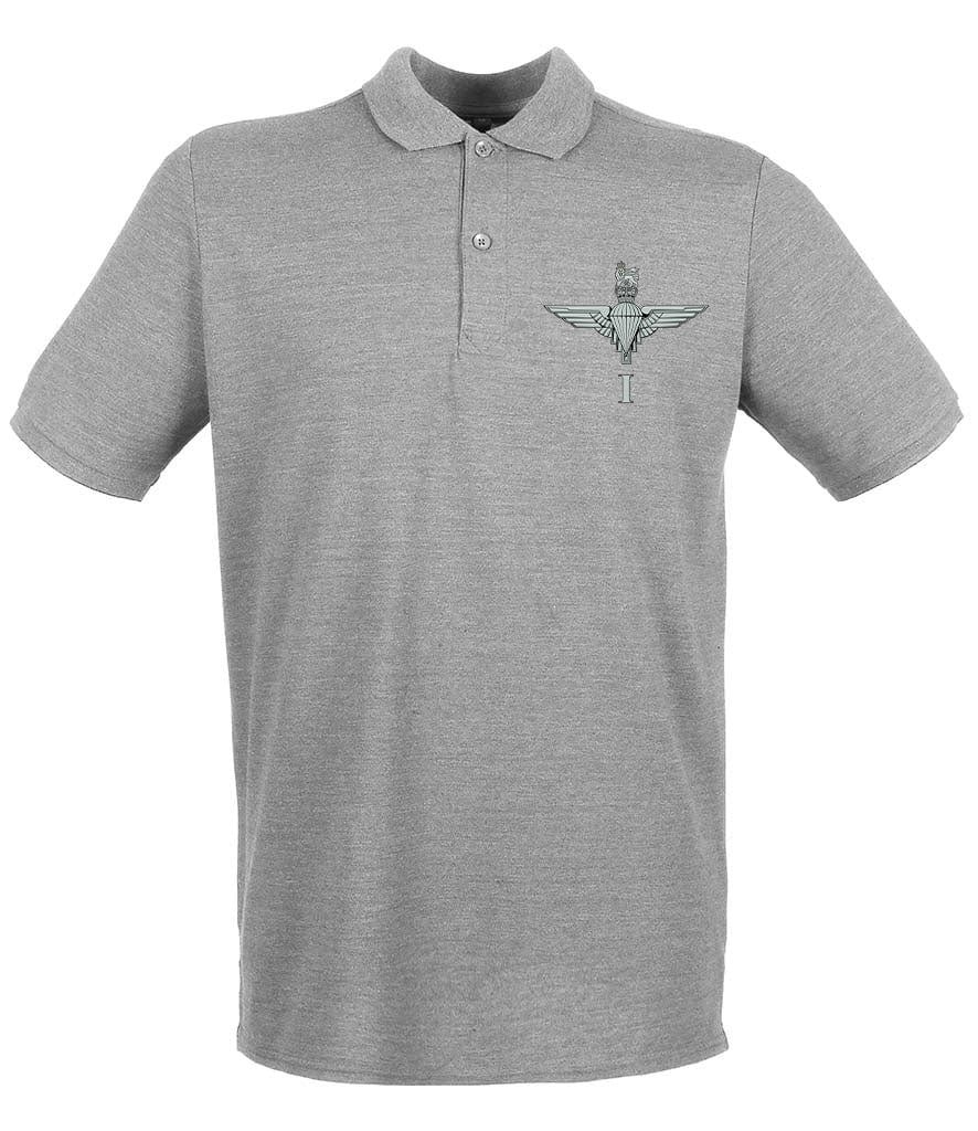 Parachute Regiment 1 PARA Embroidered Pique Polo Shirt - Precision Military Emblems