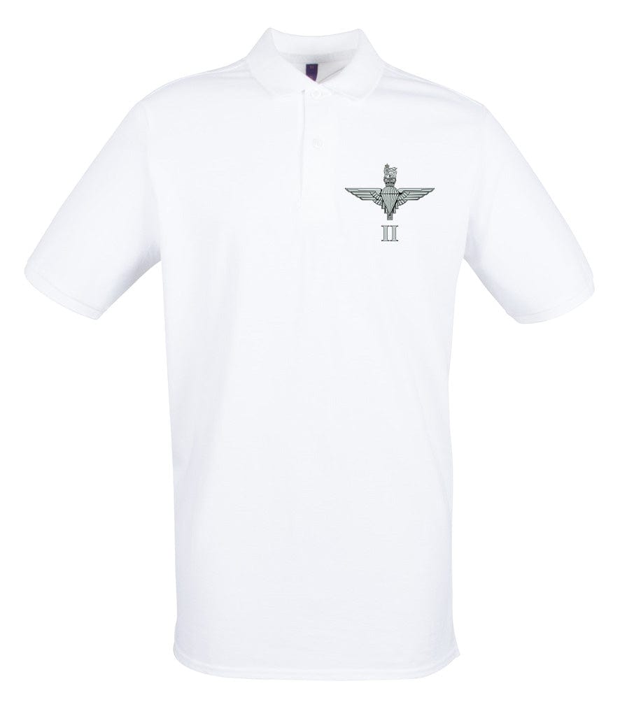 Parachute Regiment 2 PARA Embroidered Pique Polo Shirt - Precision Military Emblems