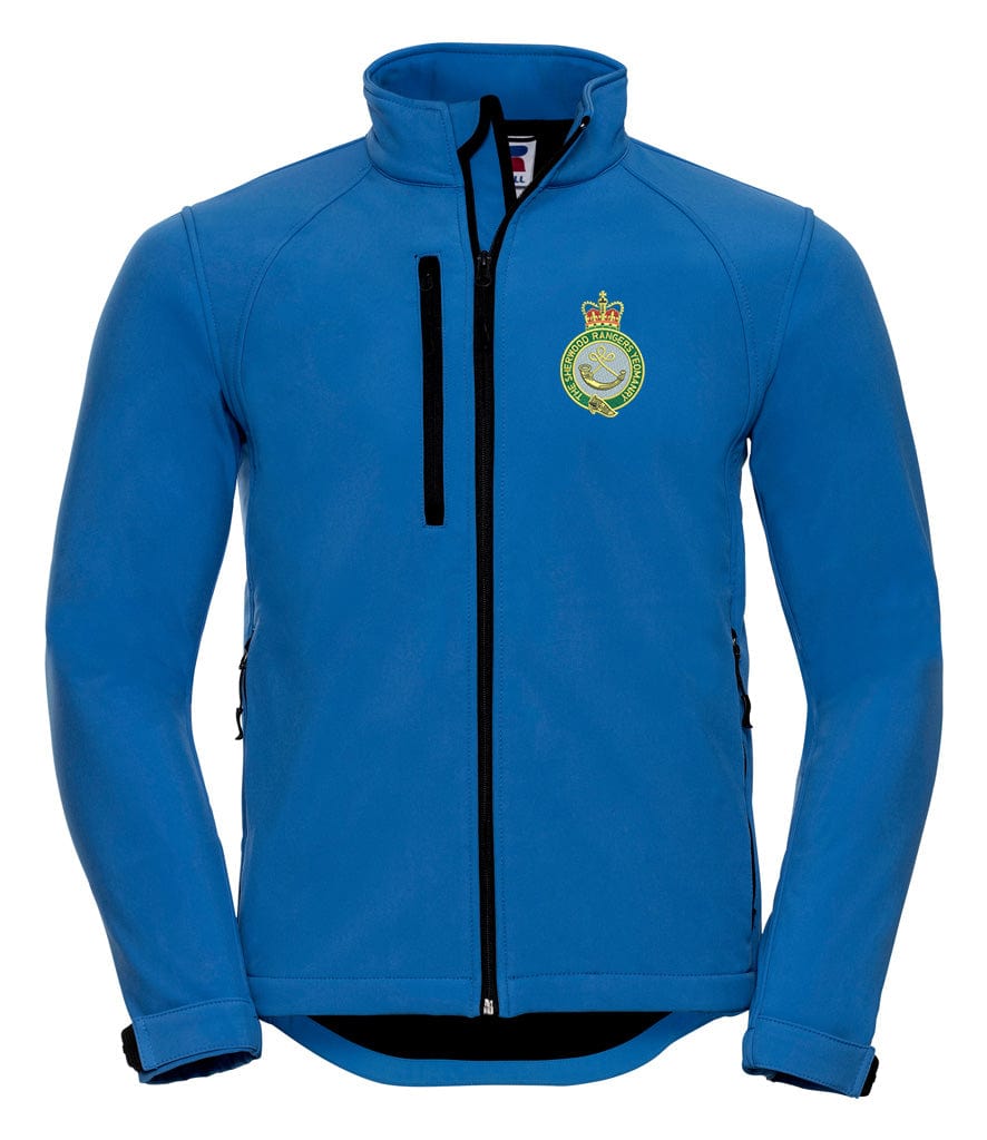 Sherwood Rangers Yeomanry Embroidered 3 Layer Softshell Jacket - Precision Military Emblems