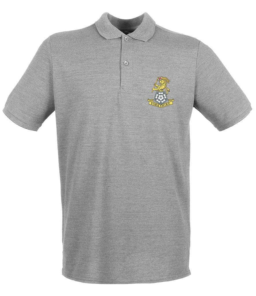 Yorkshire Regiment Embroidered Pique Polo Shirt - Precision Military Emblems