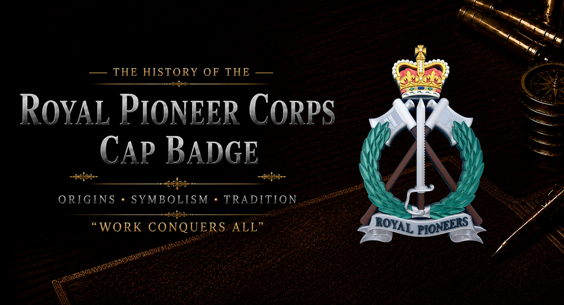 The History of the Royal Pioneer Corps Cap Badge — Origins, Symbolism and Tradition — Work Conquers All