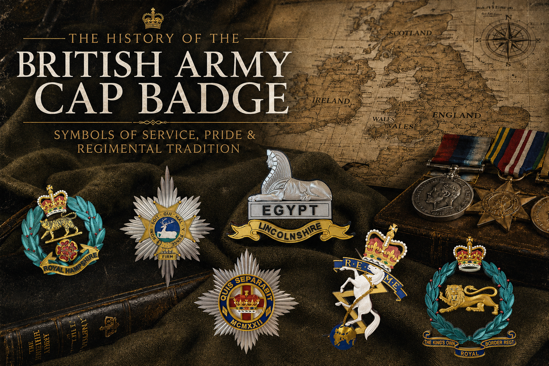 The History of the British Army Cap Badge: A Symbol of Pride, Service, and Tradition