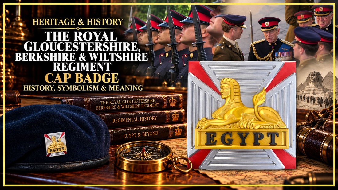 Royal Gloucestershire, Berkshire and Wiltshire Regiment cap badge history, symbolism and meaning
