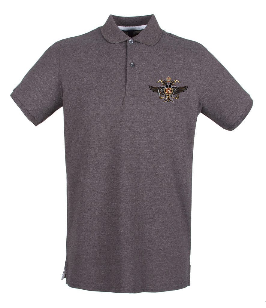 1st The Queen's Dragoon Guards Embroidered Pique Polo Shirt - Precision Military Emblems