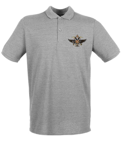 1st The Queen's Dragoon Guards Embroidered Pique Polo Shirt - Precision Military Emblems