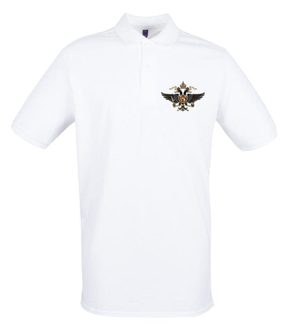 1st The Queen's Dragoon Guards Embroidered Pique Polo Shirt - Precision Military Emblems