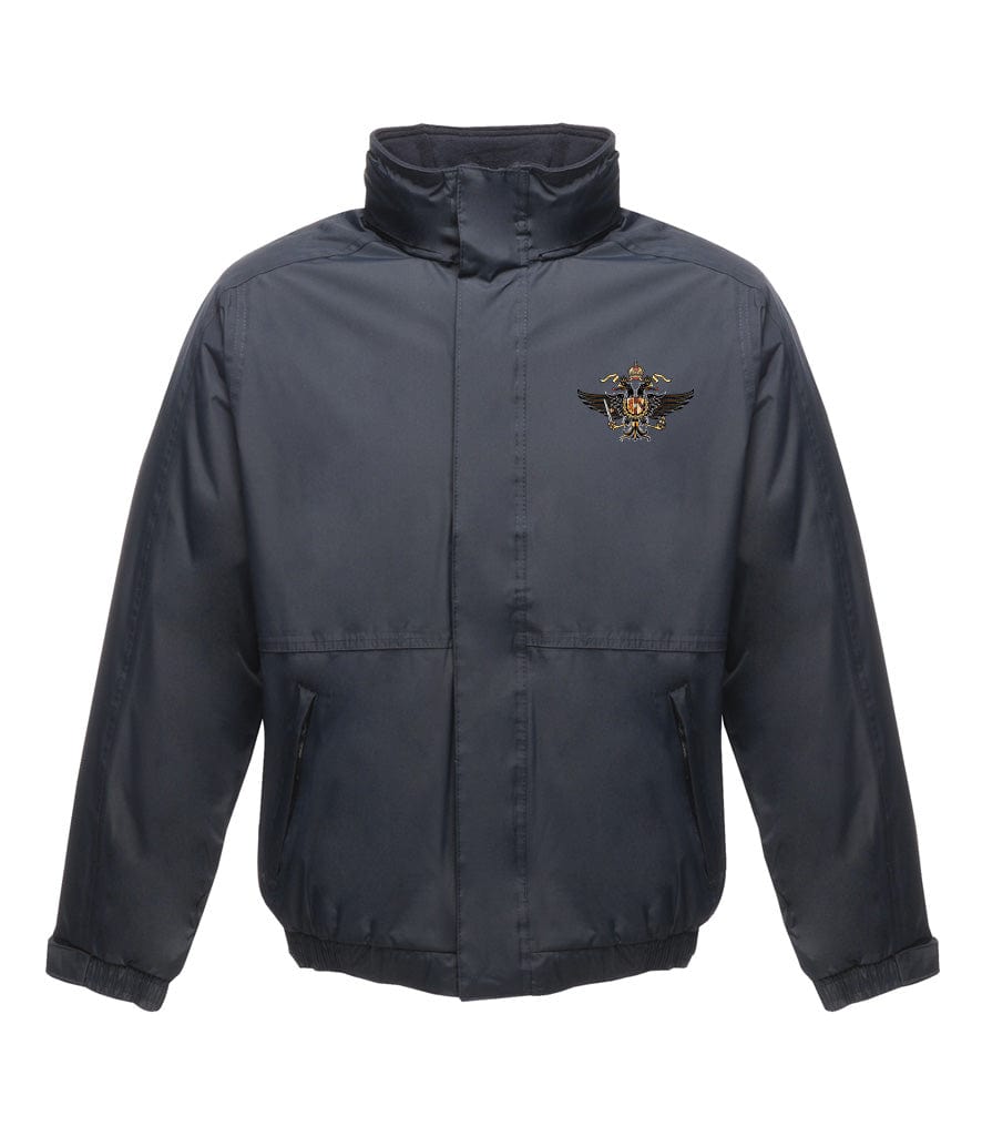 1st The Queen's Dragoon Guards Embroidered Regatta Waterproof Insulated Jacket - Precision Military Emblems
