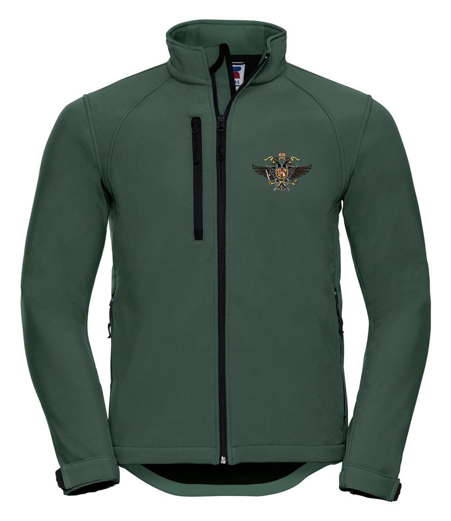 1st The Queen's Dragoon Guards Embroidered 3 Layer Softshell Jacket - Precision Military Emblems