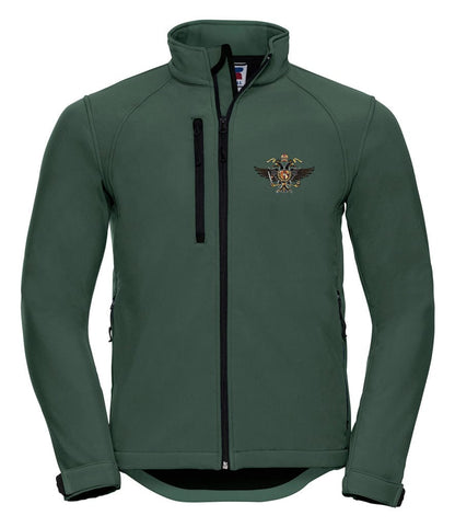 1st The Queen's Dragoon Guards Embroidered 3 Layer Softshell Jacket - Precision Military Emblems