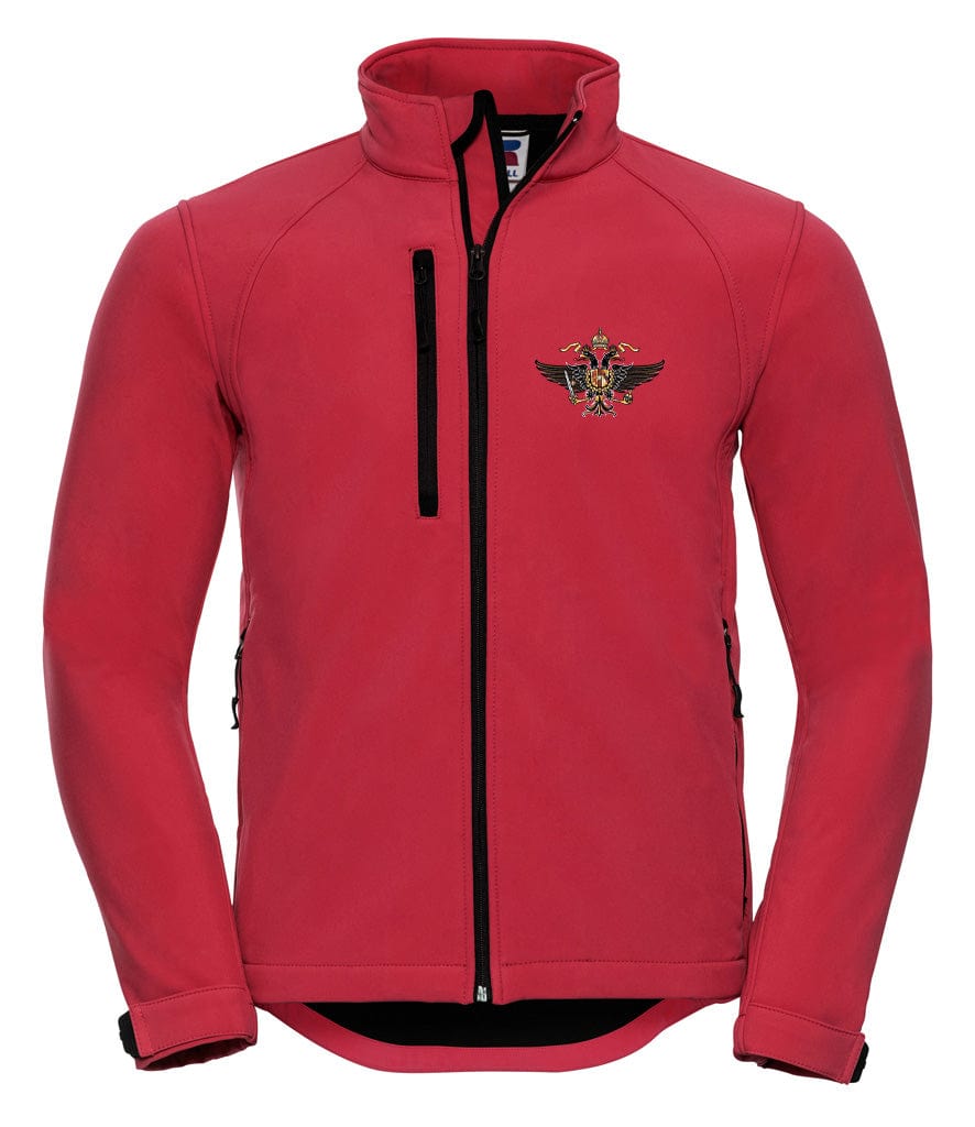 1st The Queen's Dragoon Guards Embroidered 3 Layer Softshell Jacket - Precision Military Emblems