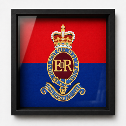 7th Parachute Regiment Royal Horse Artillery (7 Para RHA) Cap Badge Display Frame - Precision Military Emblems 