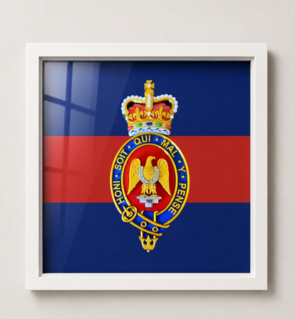 Blues and Royals Cypher Cap Badge Display Frame – Queen's Crown - Precision Military Emblems 