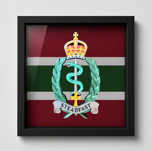 Royal Army Medical Service Display Frame - Precision Military Emblems 