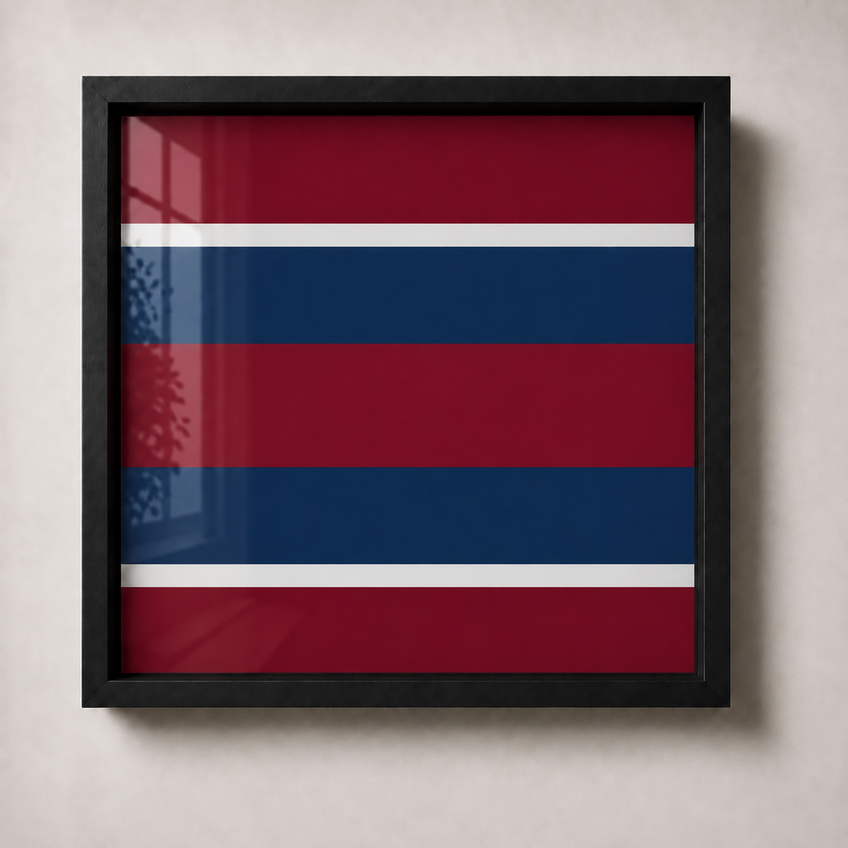 1st The Queen's Dragoon Guards military display frame made in Leicestershire