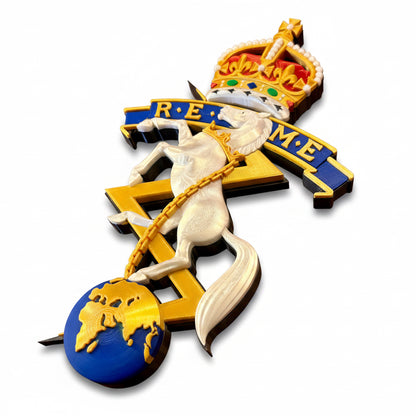 Corps of Royal Electrical and Mechanical Engineers (REME)Cap Badge Kings Crown