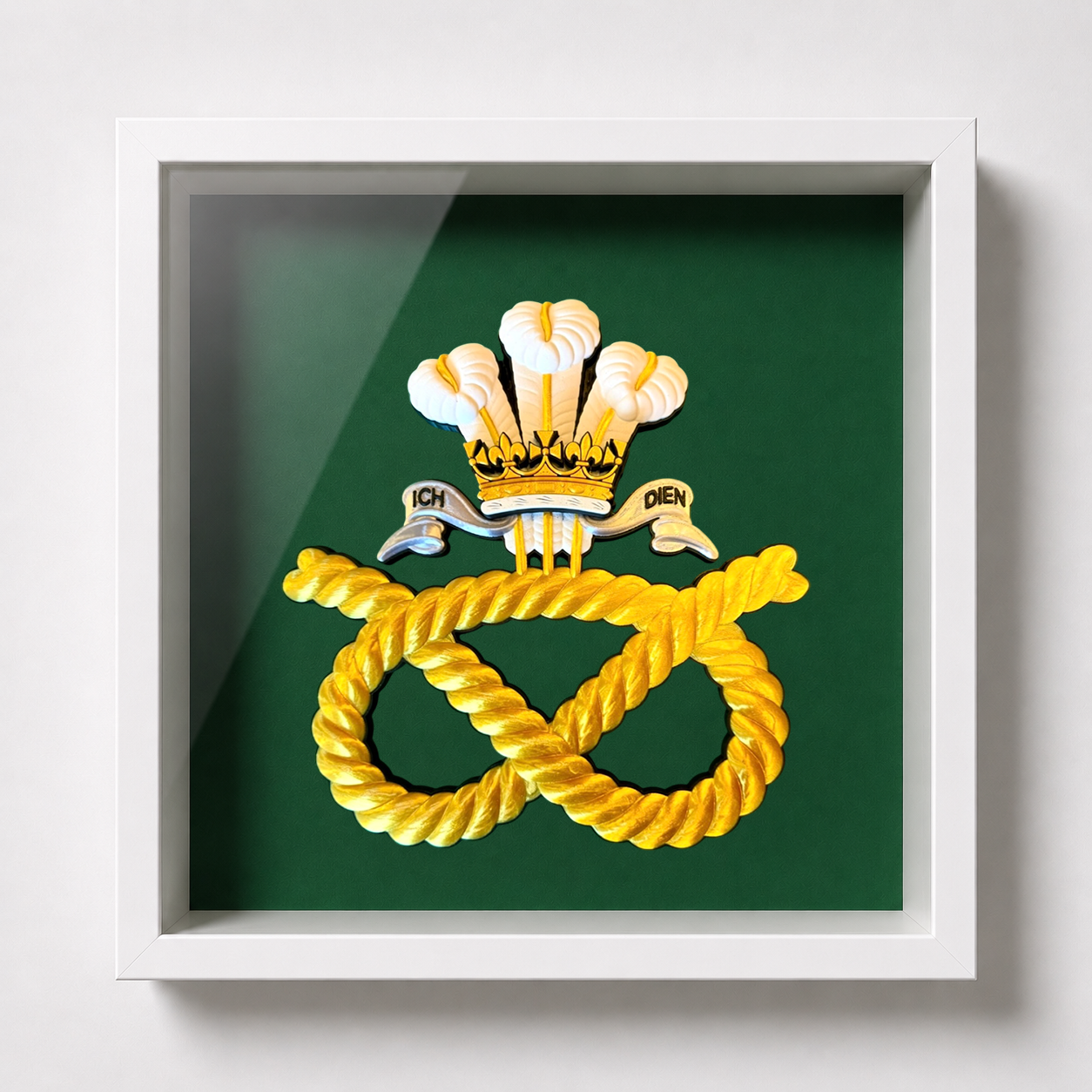 Staffordshire Regiment Cap Badge Display Frame - Precision Military Emblems