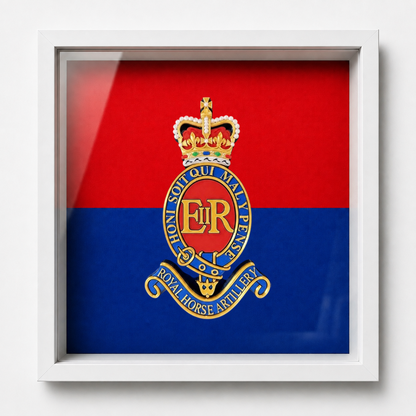 3rd Regiment Royal Horse Artillery (3 RHA) Cap Badge Display Frame - Precision Military Emblems 