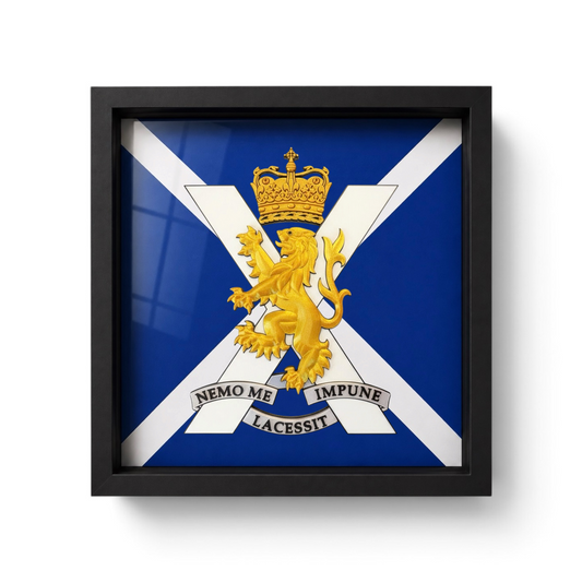 Royal Regiment of Scotland Cap Badge Display Frame - Precision Military Emblems 