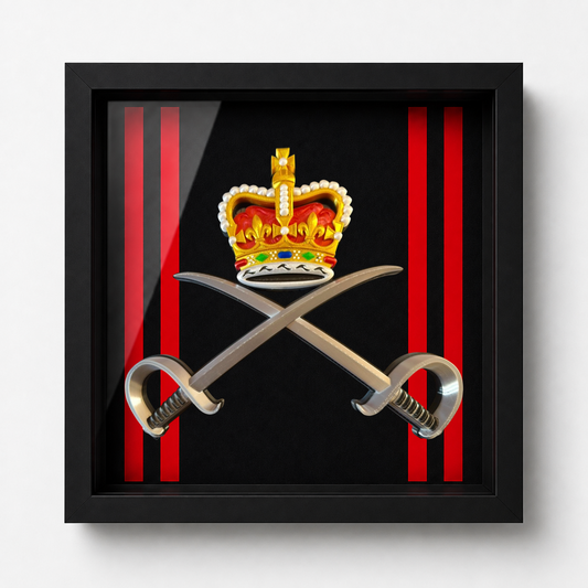 Royal Army Physical Training Corps (RAPTC) Cap Badge Display Frame - Precision Military Emblems 