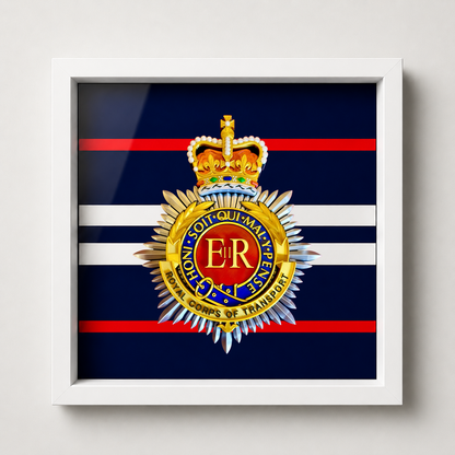 Royal Corps of Transport Cap Badge Display Frame - Precision Military Emblems 
