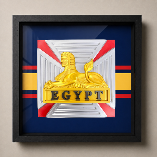 The Royal Gloucestershire, Berkshire and Wiltshire Regiment Cap Badge Display Frame Precision Military Emblems 