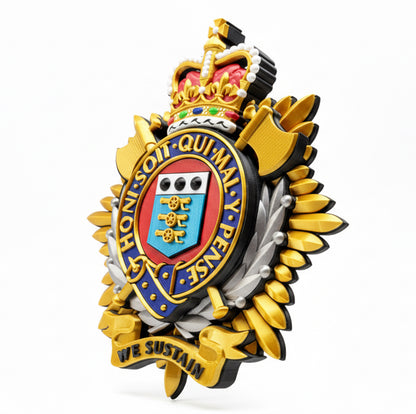 Royal Logistics Corps Cap Badge Queens Crown