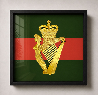 Ulster Defence Regiment Cap Badge Display Frame - Precision Military Emblems 