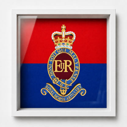 7th Parachute Regiment Royal Horse Artillery (7 Para RHA) Cap Badge Display Frame - Precision Military Emblems 