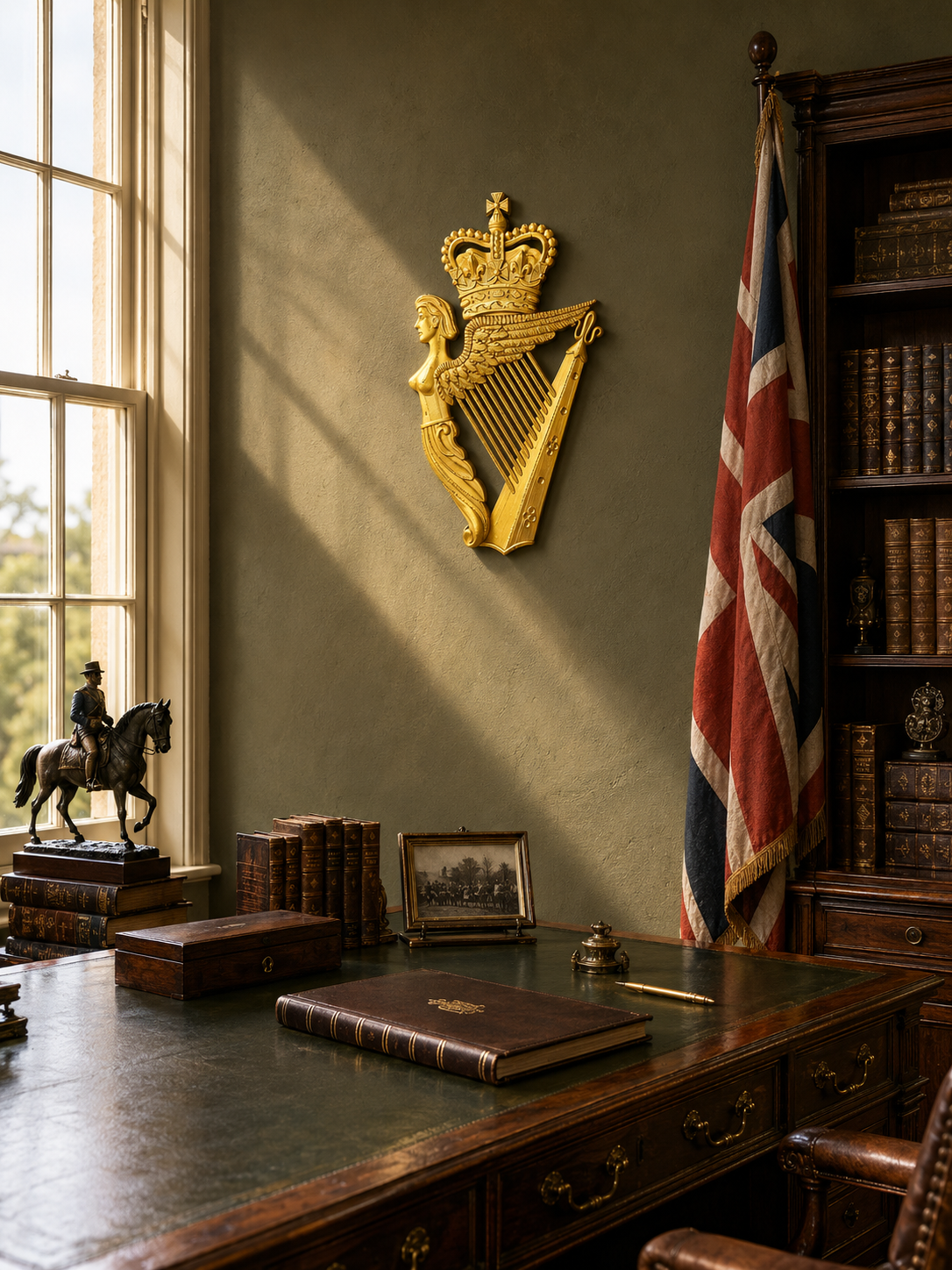 The Ulster Defence Regiment Cap Badge | Queen's Crown - Precision Military Emblems