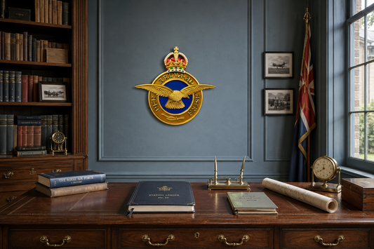 Royal Air Force Emblem – King's Crown (MOD Portal Artwork) - Precision Military Emblems 