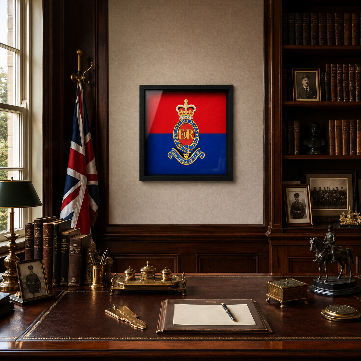 3rd Regiment Royal Horse Artillery (3 RHA) Cap Badge Display Frame - Precision Military Emblems 