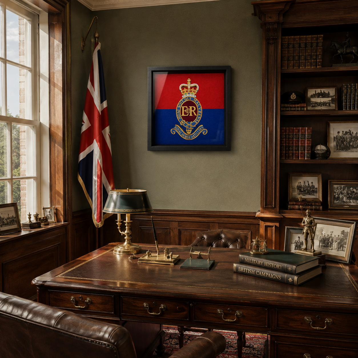 7th Parachute Regiment Royal Horse Artillery (7 Para RHA) Cap Badge Display Frame - Precision Military Emblems 