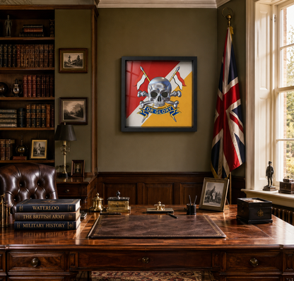 The Royal Lancers (Queen Elizabeth's Own) Heritage Display Frame - Precision Military Emblembs 
