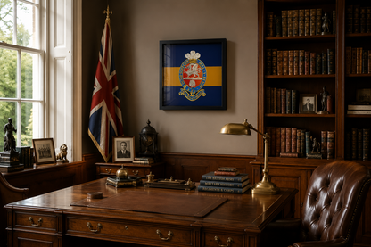 Princess of Wales's Royal Regiment PWRR Cap Badge Display Frame - Precision Military Emblems