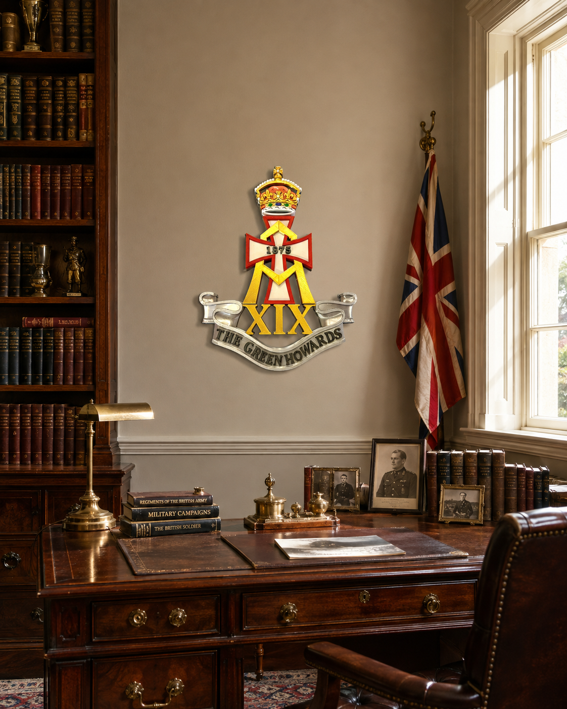 Green Howards Cap Badge | Full Colour - Precision Military Emblems 