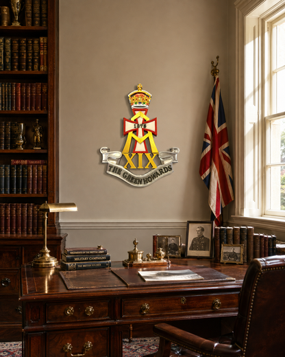 Green Howards Cap Badge | Full Colour - Precision Military Emblems 