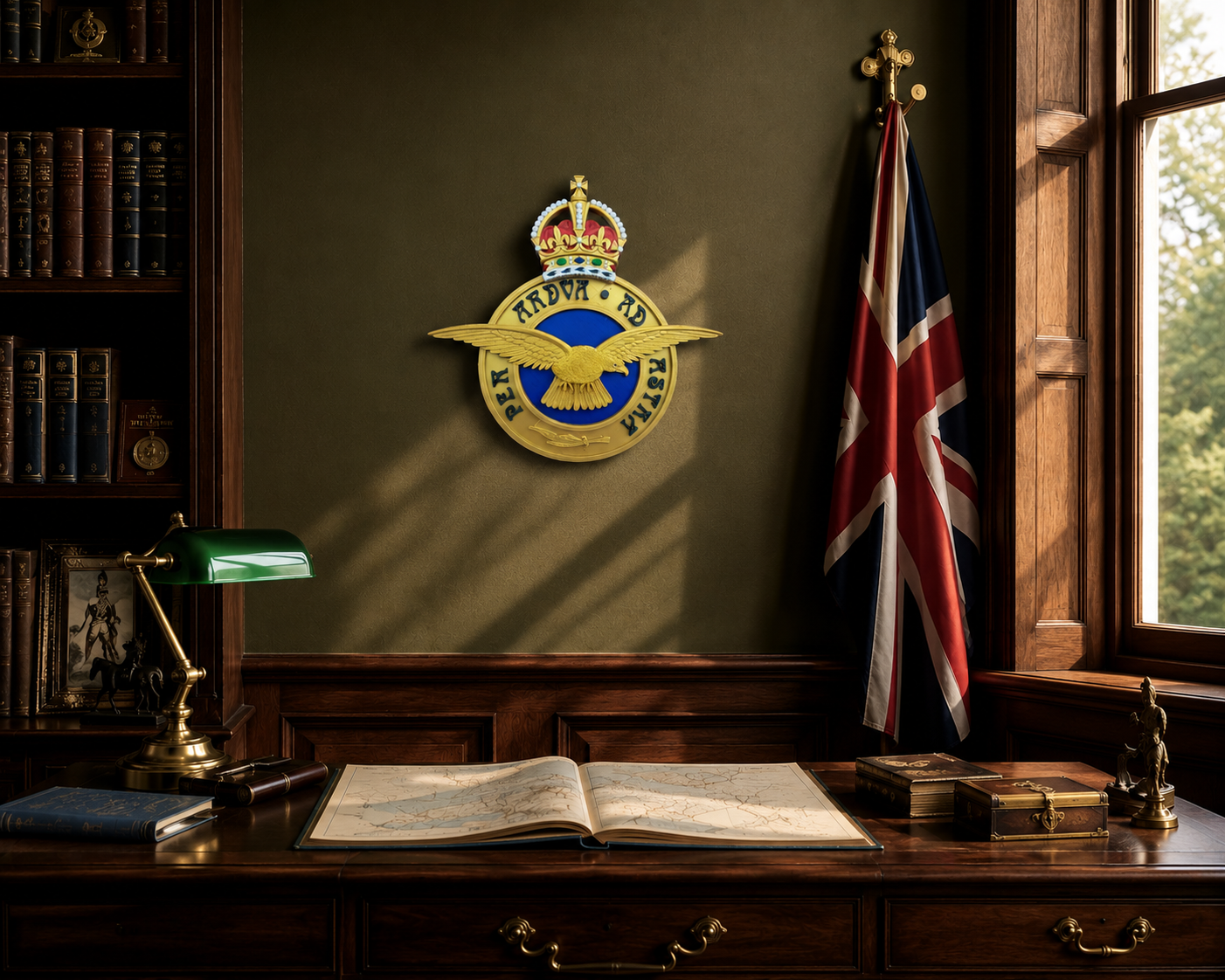 Royal Air Force Emblem King's Crown - Precision Military Emblems 