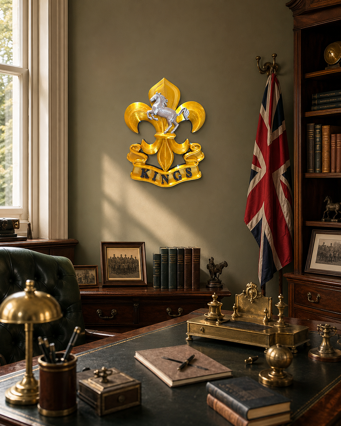 The King's Regiment Cap Badge - Precision Military Emblems 