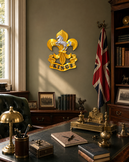 The King's Regiment Cap Badge - Precision Military Emblems 