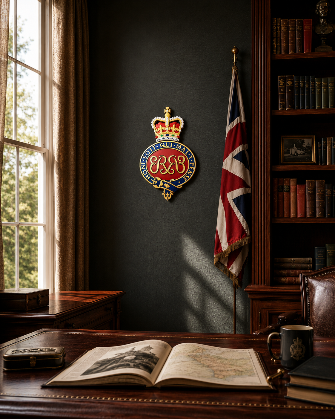 The Grenadier Guards Cypher 3D Printed Queen's Crown - Precision Military Emblems 